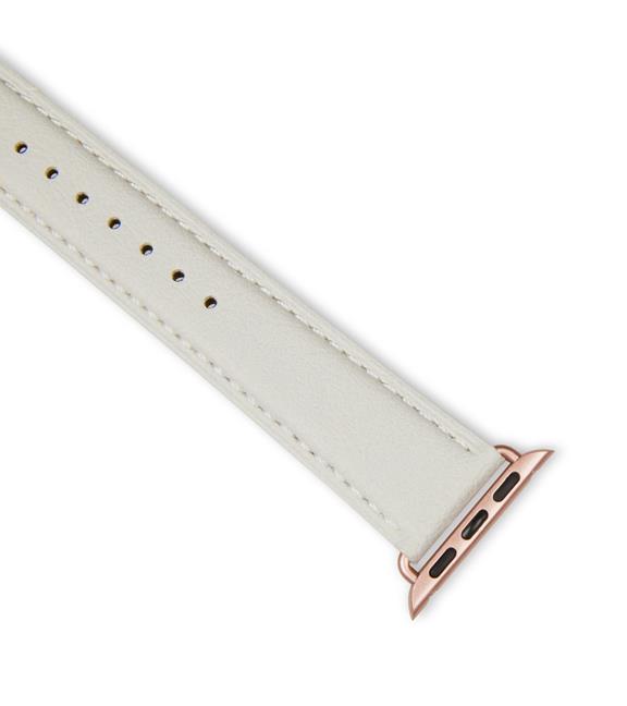 Apple Watch Strap 38/40mm Off White & Rose Gold 3
