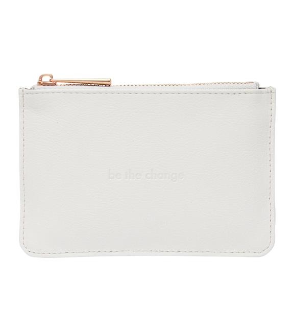 Card Pouch Light Grey & Rosegold 1