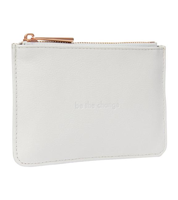 Card Pouch Light Grey & Rosegold 2