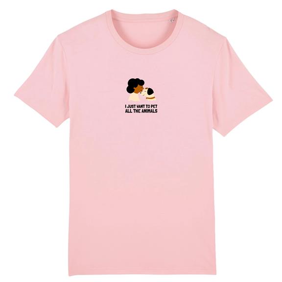 T-Shirt Animals Roze 1