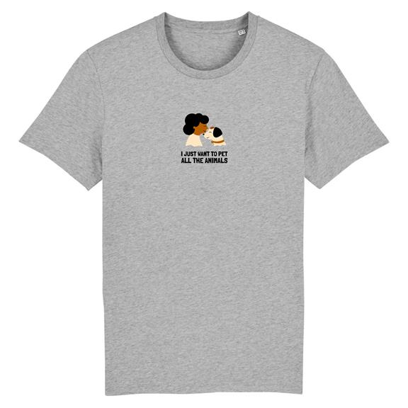 T-Shirt Animals Grijs 1