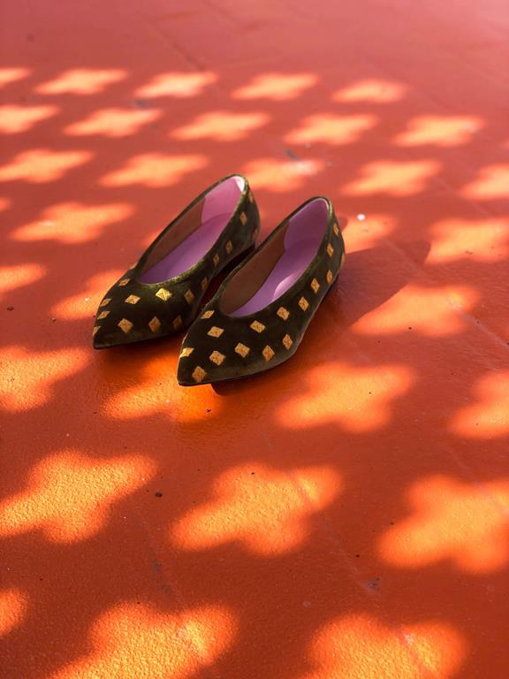 Flats Coccinelle Green 5