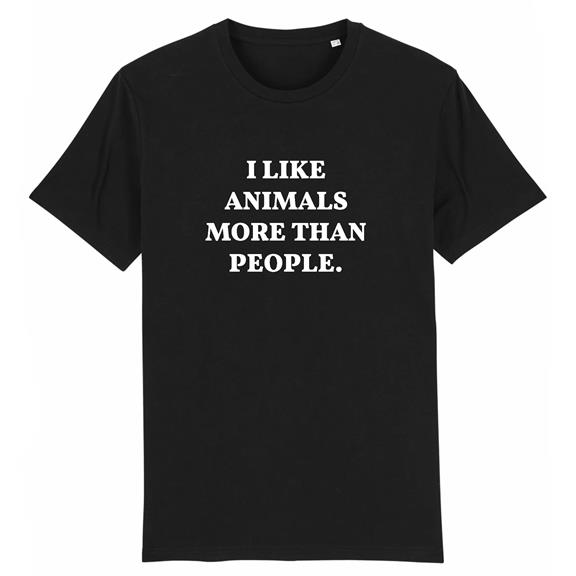 T-Shirt Animals Zwart 1