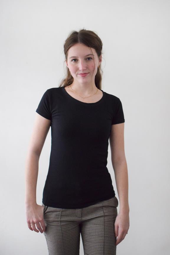 T-Shirt Slim Fit Stretch Black 3