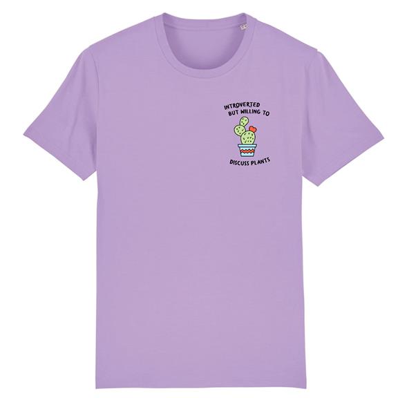T-Shirt Willing To Discuss Plants Lavendel 1