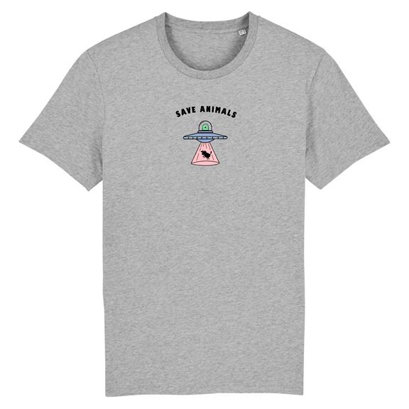 T-Shirt Save Animals Grey 1