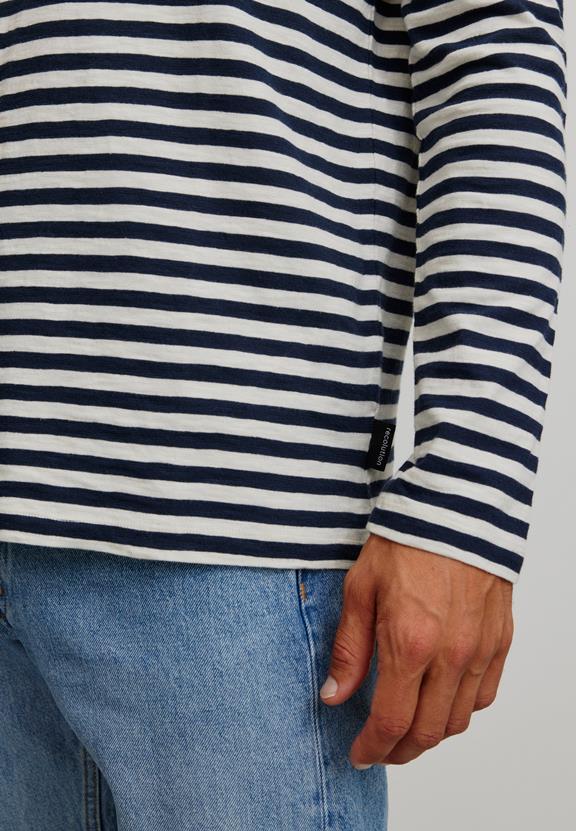 Recolution Longsleeve Maca Stripes Dark Navy