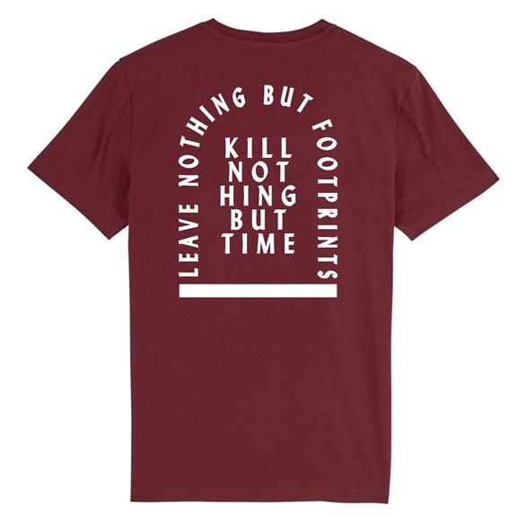 T-Shirt Töte Nichts Außer Der Zeit Bordeaux 1