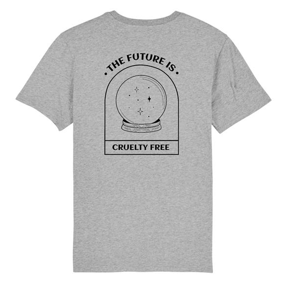 T-Shirt The Future Is Cruelty Free Grey 1