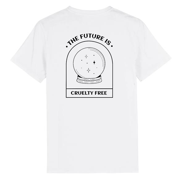 T-Shirt The Future Is Cruelty Free Blanc 1