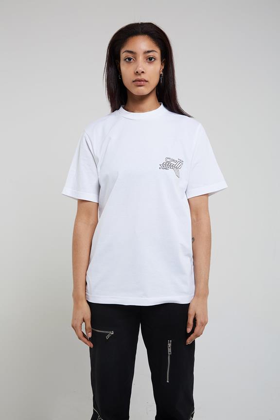 T-Shirt Wipeout Unisex White 1