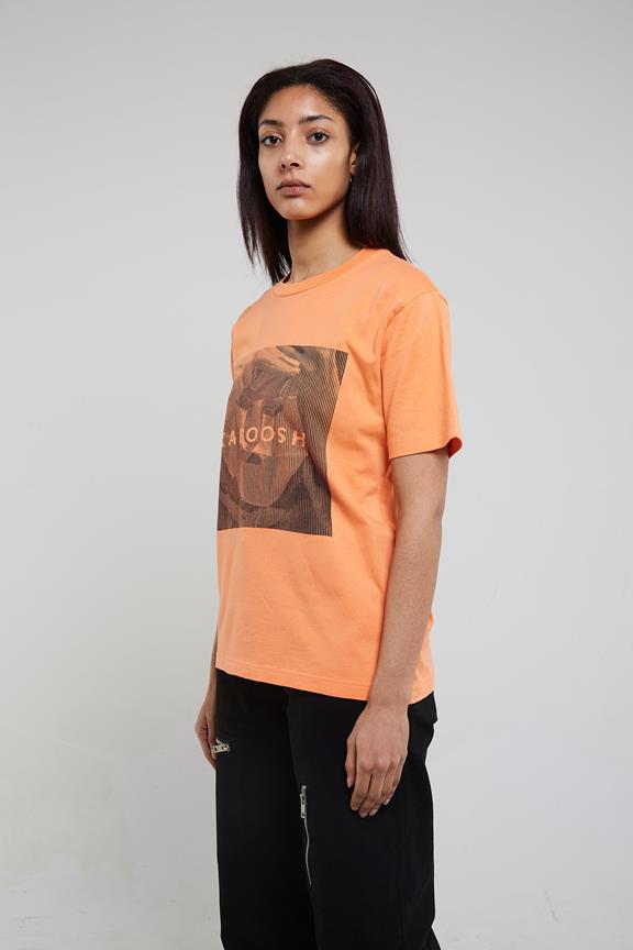 T-Shirt Mask Unisex Orange 2