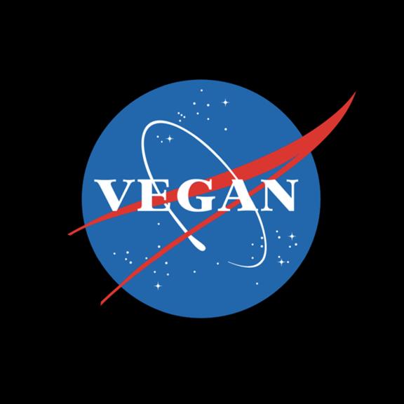 T-Shirt Vegan Nasa Wit 3