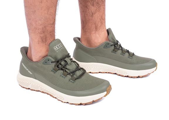 Chaussures De Randonnée Pour Hommes Vert Foncé 6