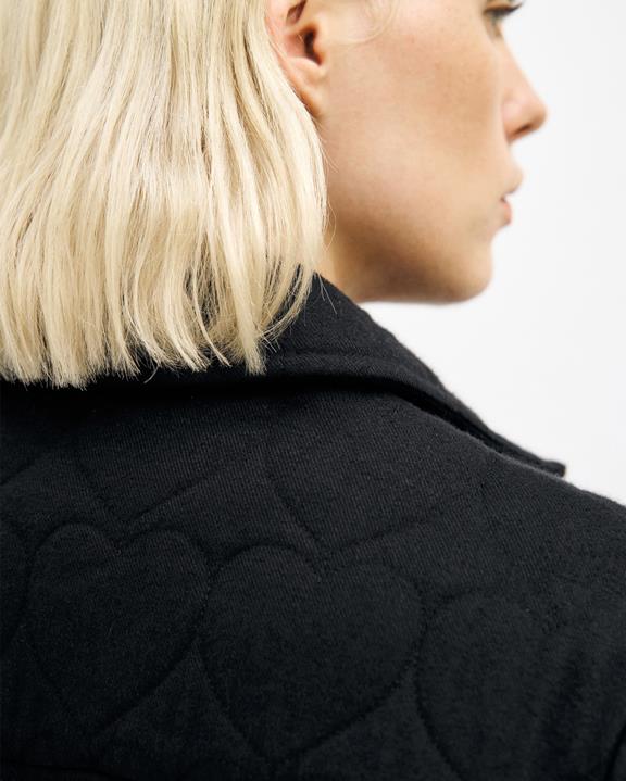 Rotholz Jas Flanel Gewatteerd Zwart