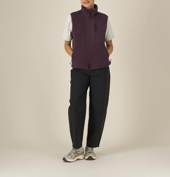UNIPOLAR Vest Lin Red Brown