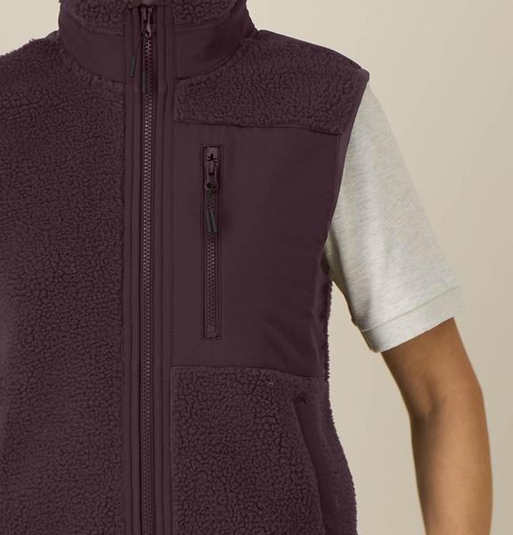 UNIPOLAR Vest Lin Red Brown