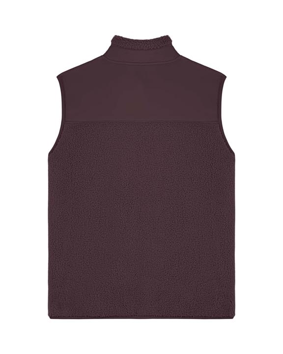 UNIPOLAR Vest Lin Red Brown