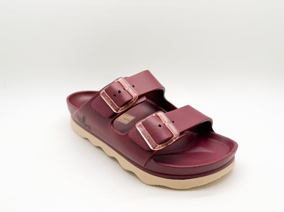 thies Sandal Ecofoam Double Bordeaux Red