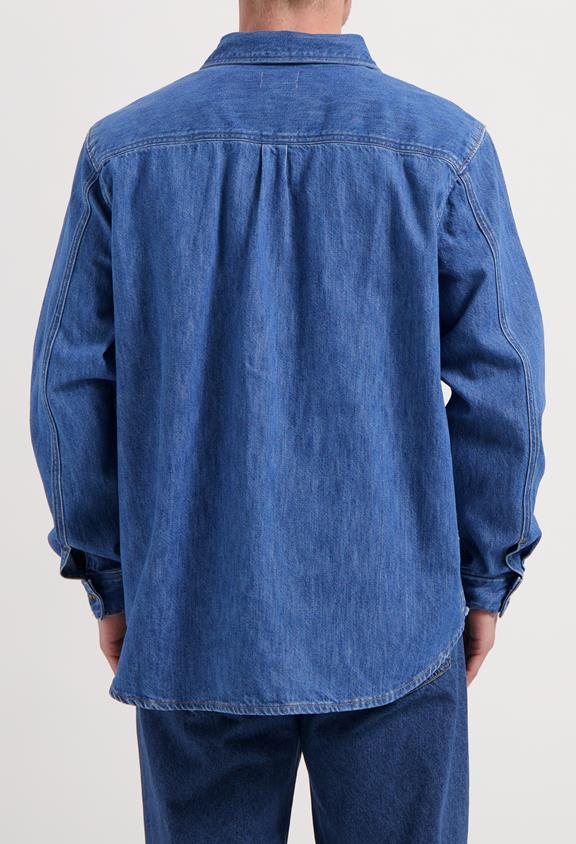 MUD Jeans Hemd Denim Chris Medium Stone Blue