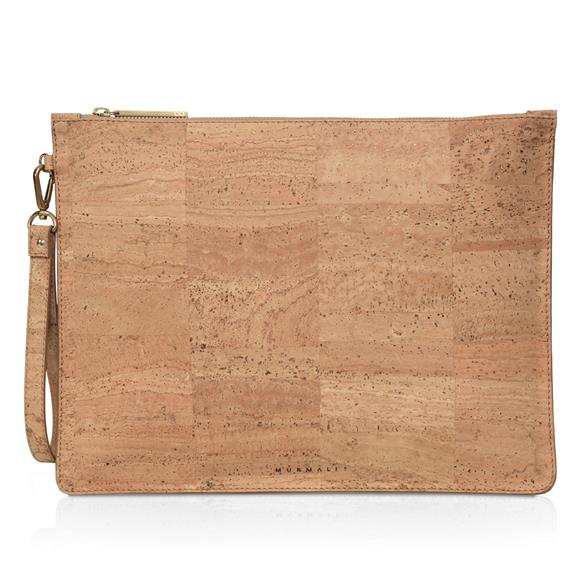 Murmali Clutch Large Delta Natural Brown