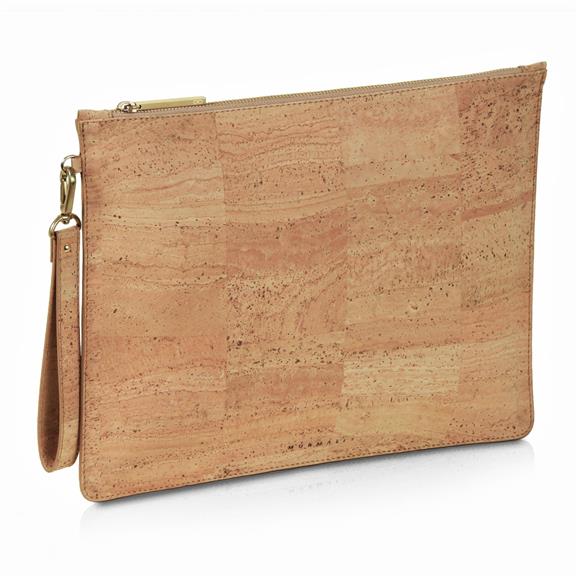 Murmali Clutch Large Delta Natural Brown