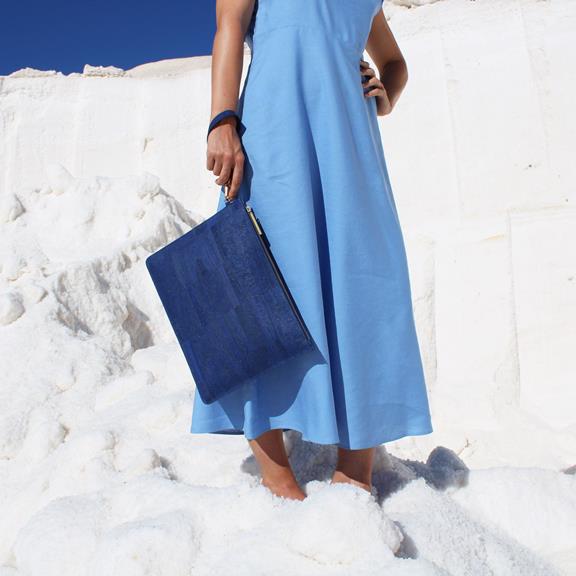 Murmali Clutch Large Delta Blue