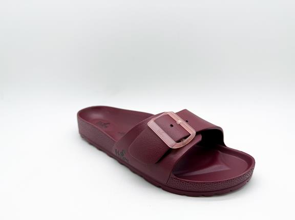 thies Sandalen Ecofoam Strap Bordeaux Rot