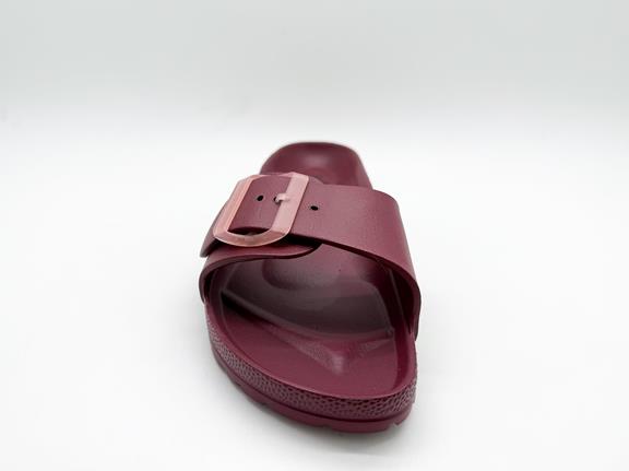 thies Sandalen Ecofoam Strap Bordeaux Rot