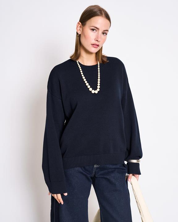 JAN 'N JUNE Sweater Caper Nightfall Blue