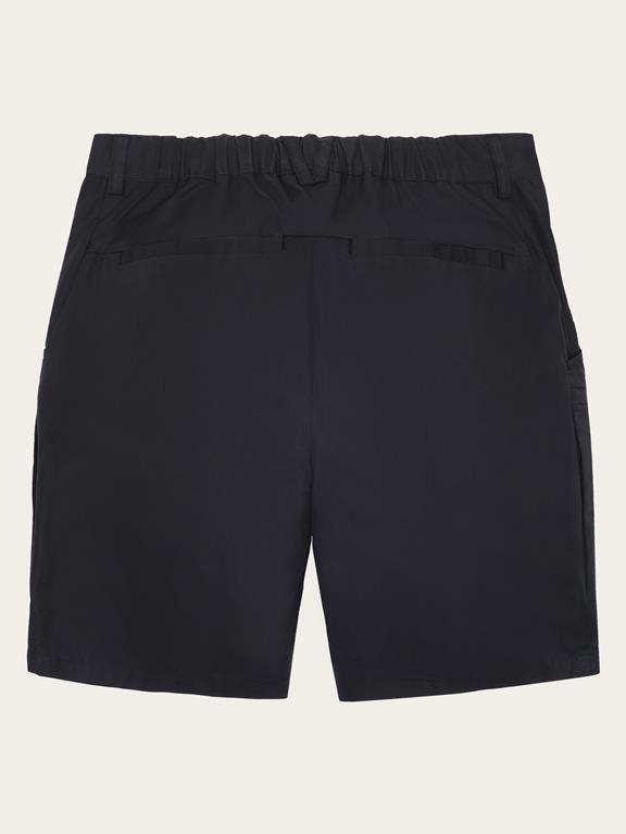 KnowledgeCotton Apparel Shorts Vent Canvas 200 Black Jet