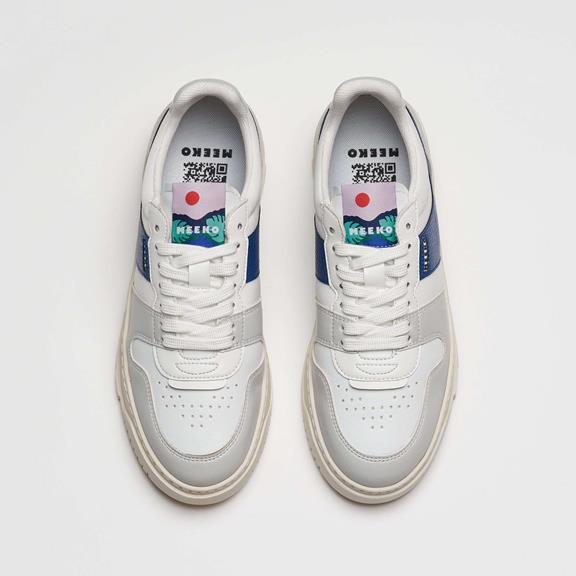 MEEKO Sneakers Kiboko Blauw/Wit 