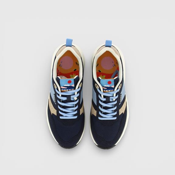 MEEKO Sneakers Pongo Arctic Blue/Beige
