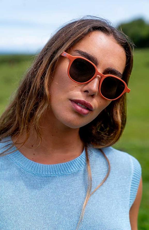Parafina Sonnenbrille Luna Ziegelrot