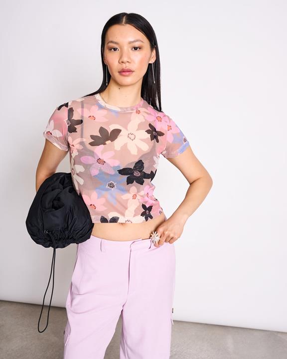 JAN 'N JUNE T-Shirt Mesh Evie Wild Bloom