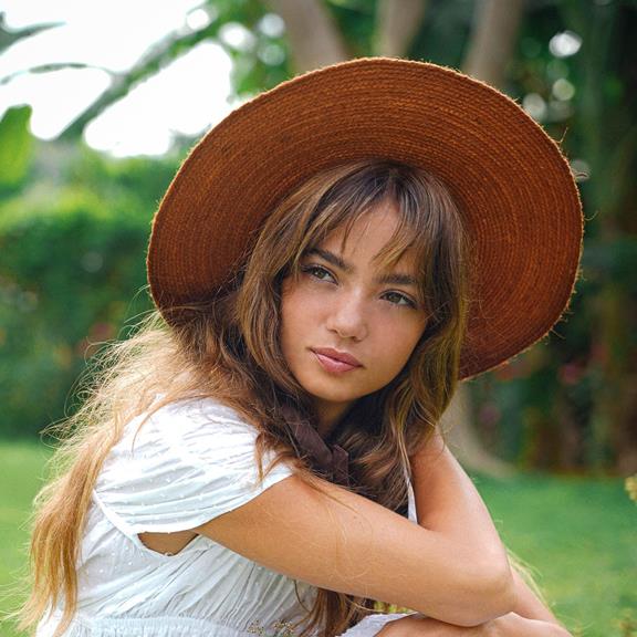 BRUNNA.CO Hoed Loli Terracotta Bruin
