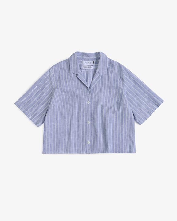 Rotholz Hemd Bowling Blue Stripe