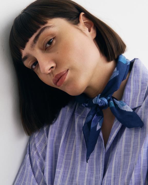 Rotholz Hemd Bowling Blue Stripe