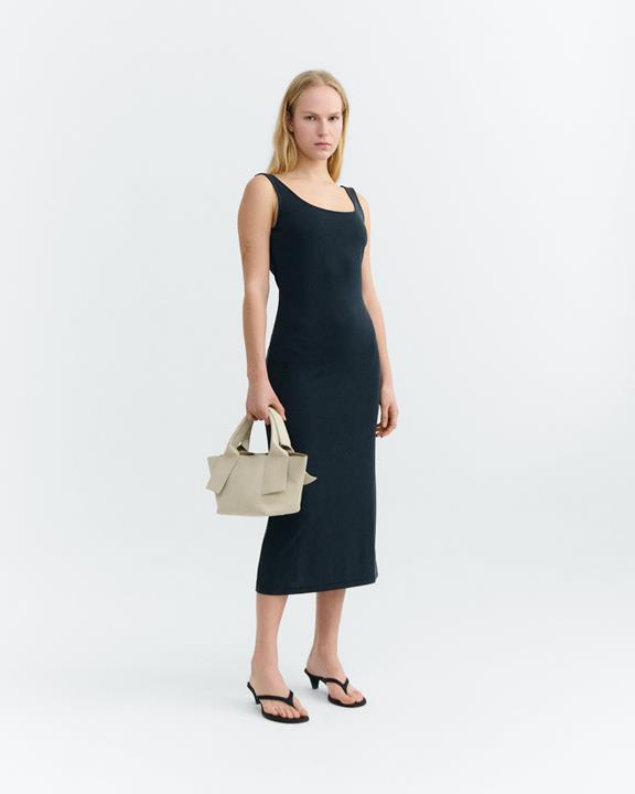 Thinking MU Kleid Adu Slim Schwarz