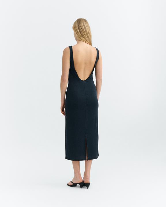 Thinking MU Kleid Adu Slim Schwarz