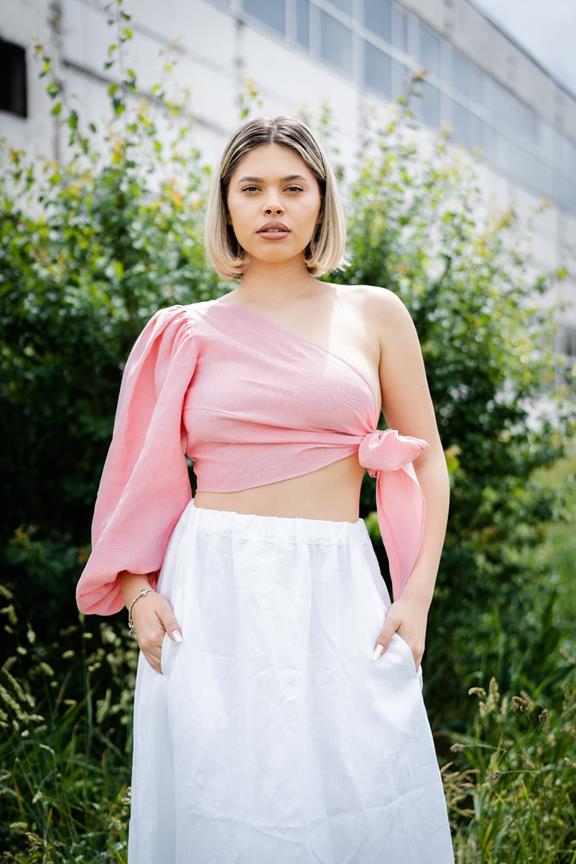 De IONESCU Crop Top Daia Pink
