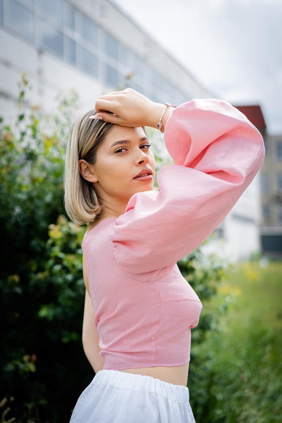 De IONESCU Crop Top Daia Pink