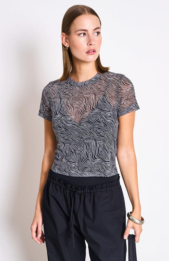 JAN 'N JUNE Top Evie Zebra