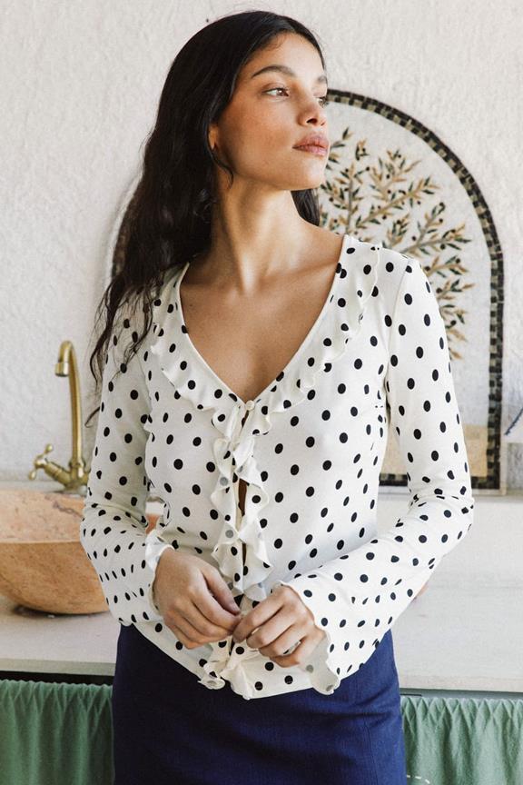 Avani Top Pivoine Ecru