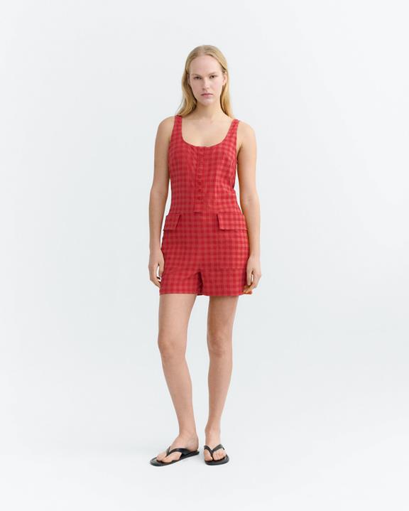 Thinking MU Jumpsuit Seersucker Maud Rot
