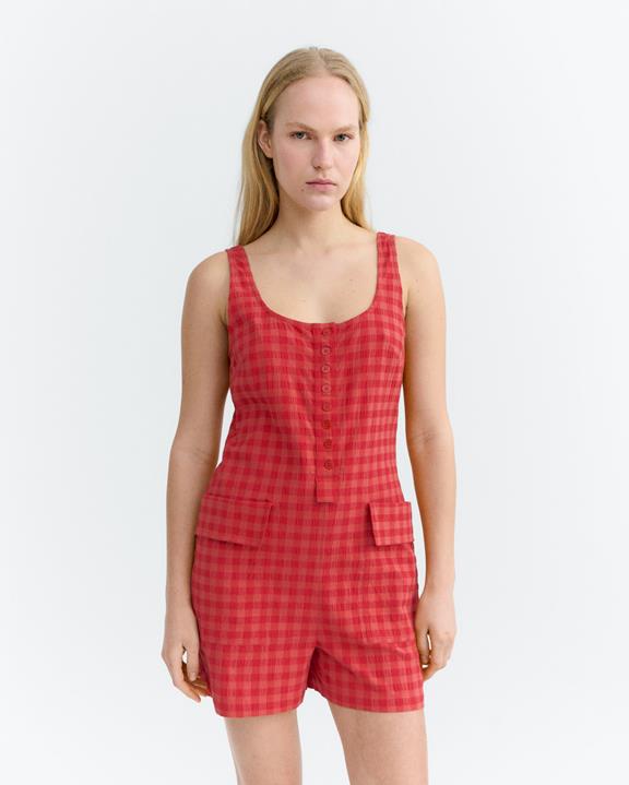 Thinking MU Jumpsuit Seersucker Maud Rot