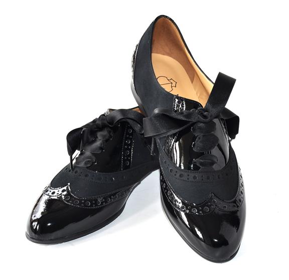 Chaussure À Lacets Mademoiselle Noir 3