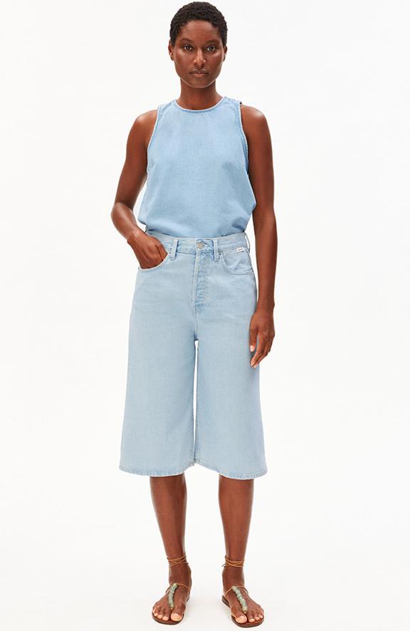 ARMEDANGELS Shorts City Denim Barrea Hellblau