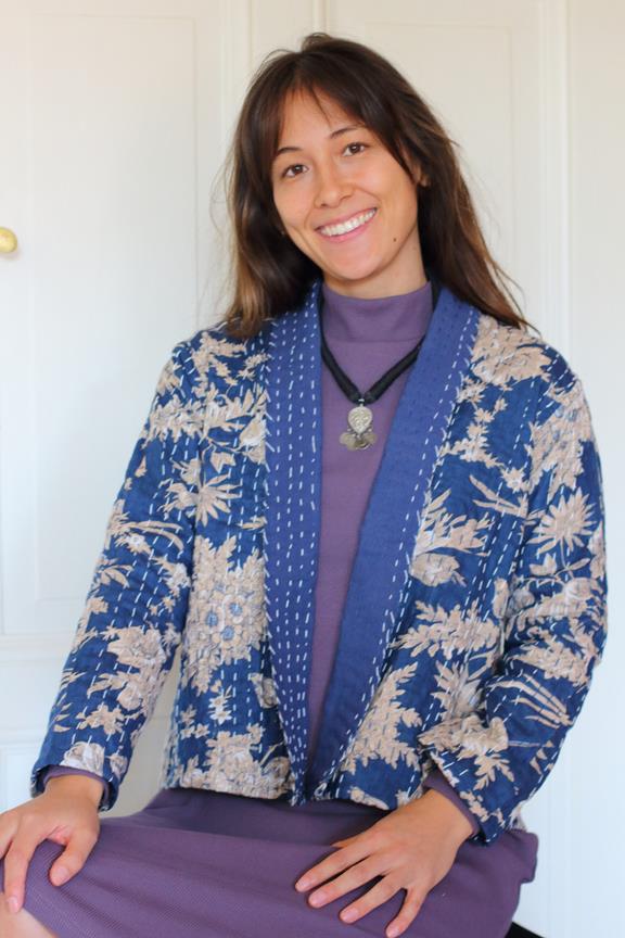 ManduTrap Cardigan Sunaja Blauw