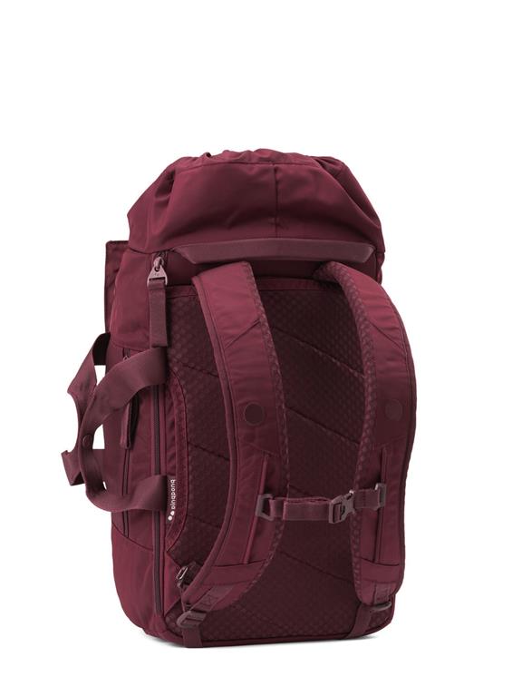 pinqponq Backpack Blok Medium Glazed Red